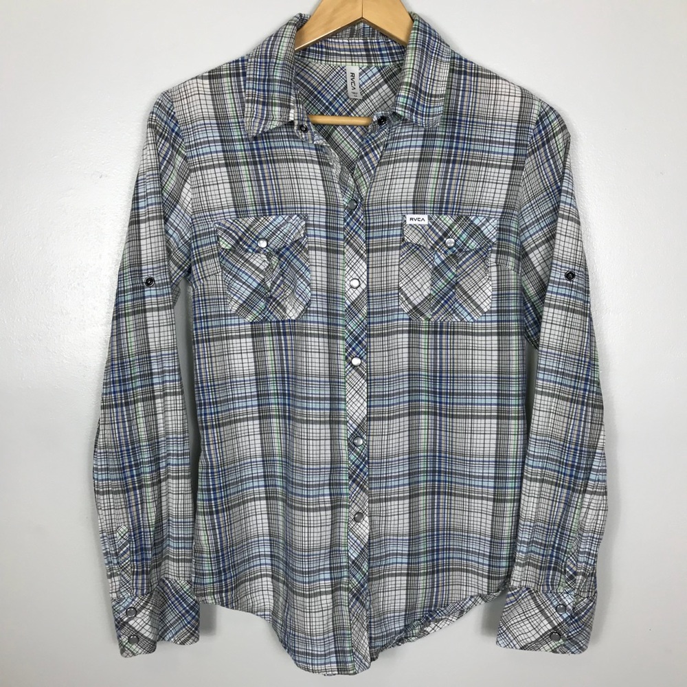 RVCA Snap Button Down Shirt